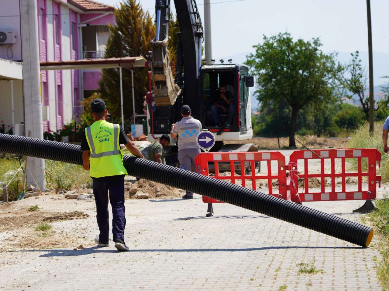 MUSKİ, Yatağan Yeni Mahalle’de Kanalizasyon Hattı Çalışmasına Başladı 5